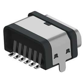 XB-ATCF-06-030 TYPE C 6 Pプレート上防水メスL=7.5 mm(Bモデル露出1.5)ハウジング2脚ボード